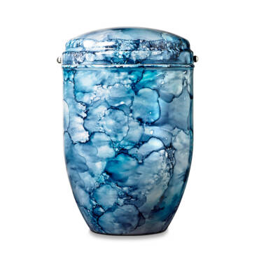 URNA METALLO BLU