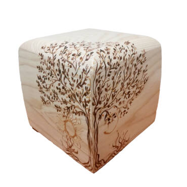 Urna albero angolo