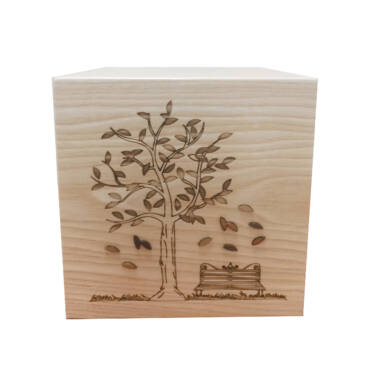 Urna albero panchina