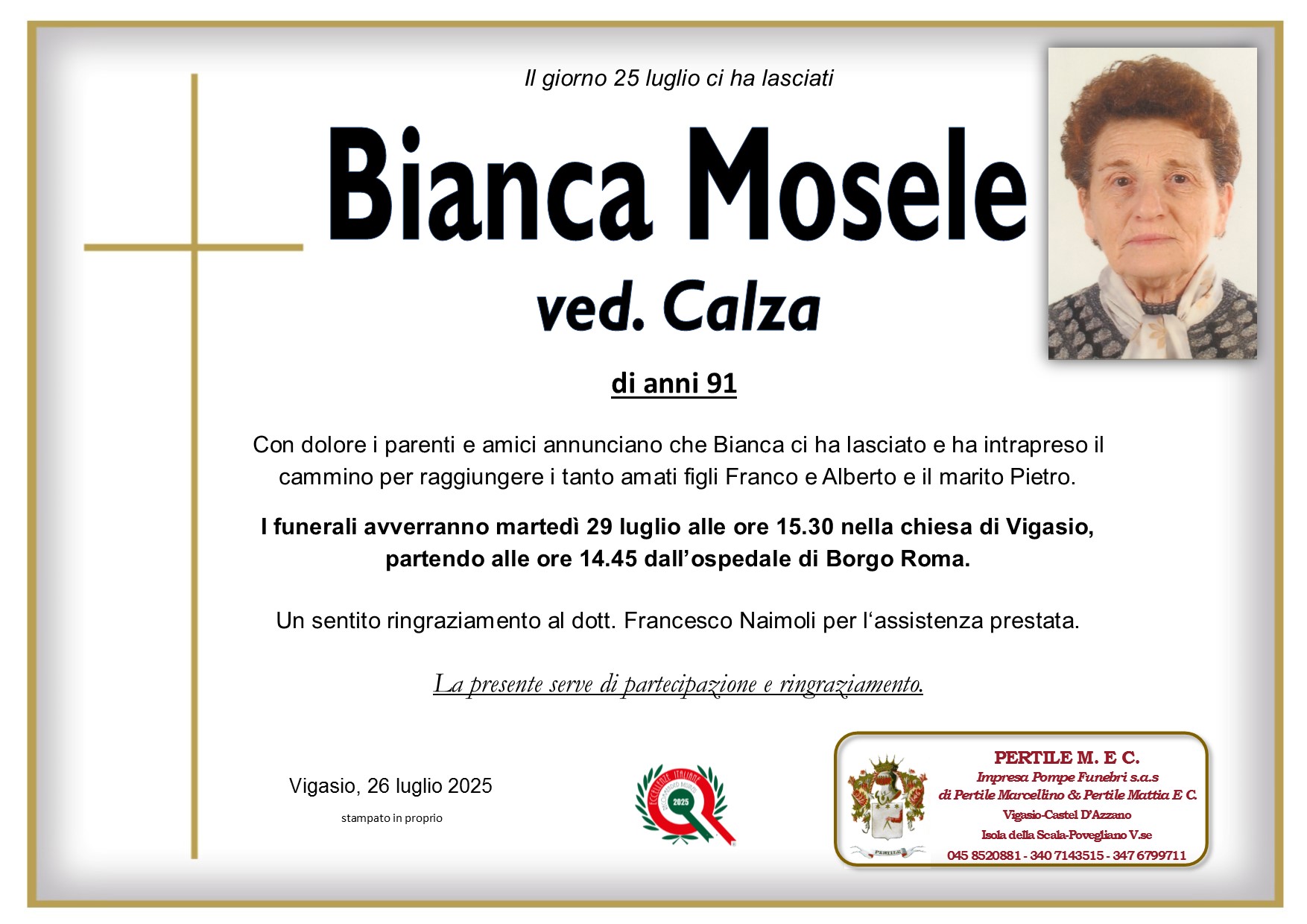 Mosele Bianca